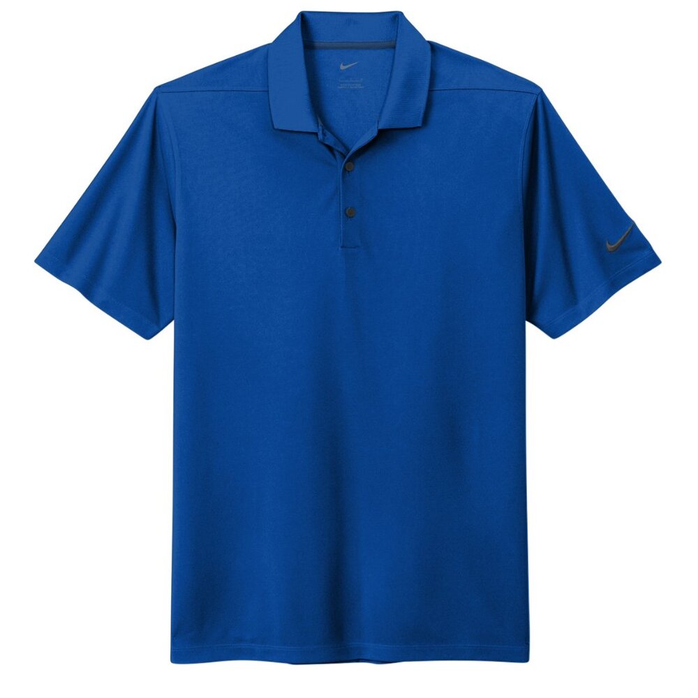 Men's Nike Dri-FIT Micro Pique 2.0 Polo.  Size: Large.  COLOR:  Gym Blue